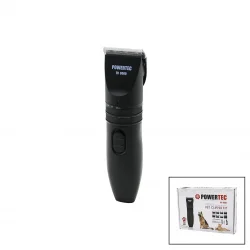 POWERTEC TR-9000 (KEDİ & KÖPEK) BAKIM SETİ (USB ŞARJLI TRAŞ MAKİNESİ) (METAL TARAK & MAKAS) (0.8-1.1-1.4-1.7-2.0MM KESİM AYARLI)*20