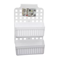 QLUX L-00778 TWİN 2 SEPETLİ ASKILI KADEMELİ ORGANİZER*16=K