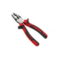 RODEX RSP7 RHT-0301-201007 ( 7 & 180MM ) KOMBİNE PENSE ( KIRMIZI & SİYAH SAPLI ) ( RAF ASKI APARATLI )*6X12