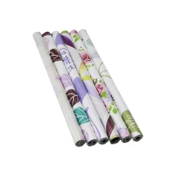SELF ADHESİVE FOİL YAKUT-12947 ( RENKLİ ÇİÇELİ & DESENLİ ) ( 45CM X 2MT ) FOLYO YAPIŞKANLI DUVAR KAĞIT*120