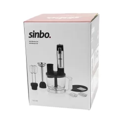 SİNBO SHB-3186 (TURBO) MULTİ BLENDER SETİ (DOĞRAYICI& MİKSER& BLENDER) (RENDE DİLİM DİSKLERİ) (300W) (2LT HAZNE)*4