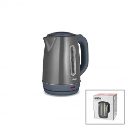 SİNBO SK-8031 ( GRİ ) ( ÇELİK ) KETTLE SU ISITICISI (KABLOSUZ KULLANIM) ( 1.8LT ) (360° DÖNEBİLME) (OTOMATİK KAPANMA)*4