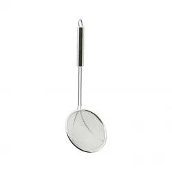 STAINLESS STEEL YAKUT-11470 (-13449 ) ( 14CM ) ( METAL TEL ) KEVGİR ( KROM METAL ÇERÇEVE & SAP= 26.5CM )*5X48