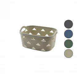 SUNPLAST SD-5003 ( NO-3 ) ( 3.8LT ) ÇOK AMAÇLI SEPET ( DERİ GÖRÜNÜM DESENLİ ) (RENKLİ PLASTİK) (ÇİFT DAHİLİ KULP)*36=K