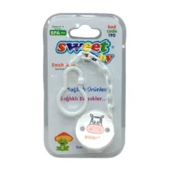 SWEET BABY FATOŞ BEBE KOD-190 ( EMZİK ASKISI ) ( PLASTİK ZİNCİRLİ & RESİMLİ MANDALLI )*30X18