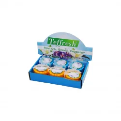 TEFFRES ( WC & BANYO ) KOKU GİDERİCİ ( PLASTİK ASKILI SEPETLİ ) ( 50GR ) *12X24