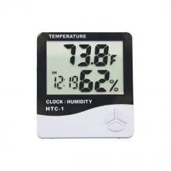 TEMPERATURE OPERATION MANUAL FOR ( HTC-1 )  DİJİTAL SAAT & SICAKLIK & NEM ÖLÇER*150