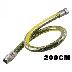 TURCONN ( 200CM ) ( DOĞALGAZ HORTUMU ) FLEX ÇELİK ÖRGÜLÜ*25