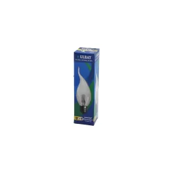 ULBAY HALOJEN ( 28W=40W ) ( E27 ) ( ŞEFFAF & KIVRIK ) ( SARI RENK ) MUM AMPUL*10X10