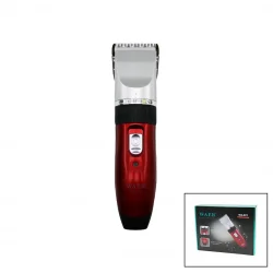 WAER WA-001 SAÇ SAKAL KESME TRAŞ MAKİNESİ (ÇİFT BATARYA) (FİŞ ŞARJLI) (KESİM AYARLI BIÇAK=0.8--2.0MM) (R.KROM KAPLI GÖVDE)*40