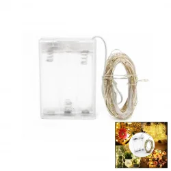 WINNBOSS WN-1212 ( 3 PİL ) ( 5MT ) ( GÜNIŞIK ) PERİ LED DEKOR LAMBA*20X40