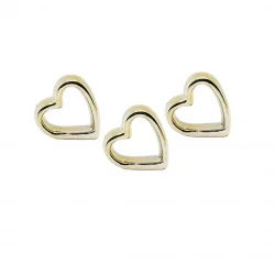 YAKUT-12456 ( TEKLİ KALP ) ( GOLD & SERAMİK ) BİBLO & DEKORATİF SÜS EŞYASI*24X10