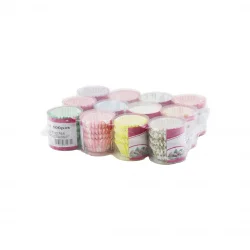 YAKUT-12768 ( 100PCS ) ( MİNİ MİNİ ) ( İNCE KAĞIT ) KEK KAPSÜLÜ*12X40