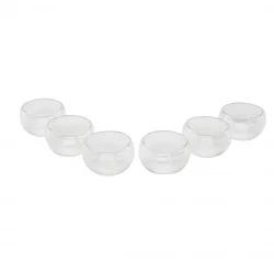 YAKUT-9997 ( 6PCS ) ( DÜZ CAM ) ( ÇİFT CİDARLI ) SOSLUK & LOKUMLUK ( 50 ML )*24=K