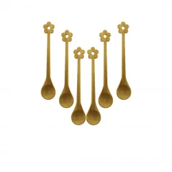 ZHU ZHİ YUAN DMR-8464 ( 6 PCS ) ( MİNİ ) ( BAMBU AHŞAP KAŞIK ) ( 14.5CM )*500