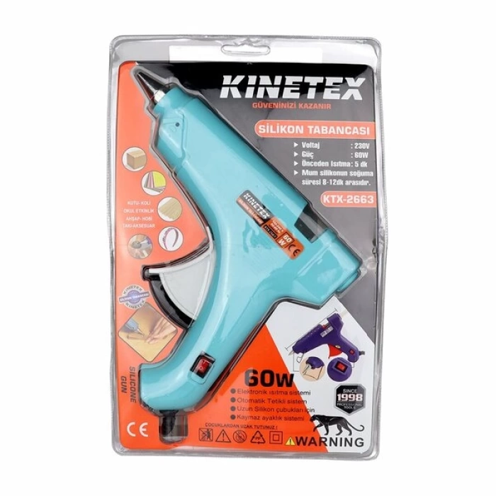 KINETEX KTX-2663 ( 60W ) ( ANAHTARLI ) SICAK MUM SİLİKON TABANCASI