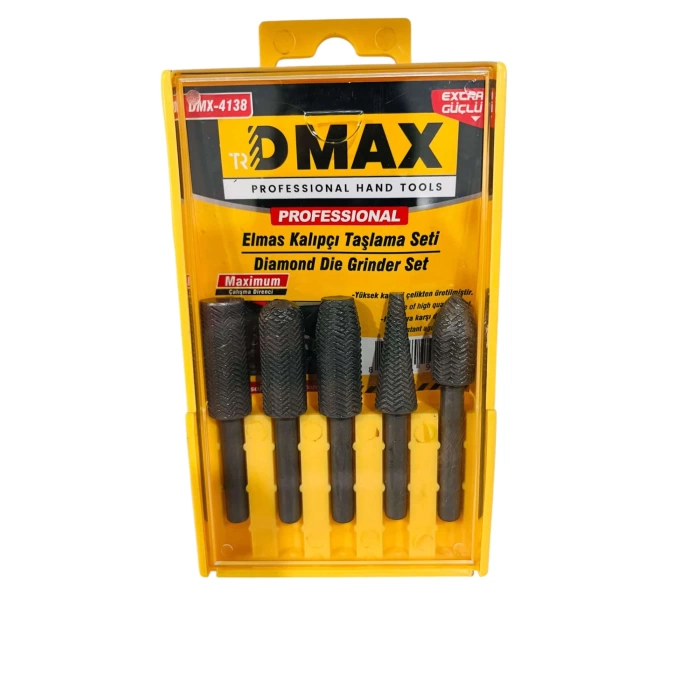 Dmax Elmas Metal Kalıpçı Taşlama Seti 5 Parça DMX4138