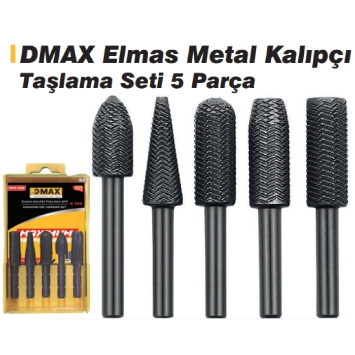 Dmax Elmas Metal Kalıpçı Taşlama Seti 5 Parça DMX4138