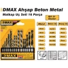 Dmax Ahşap Beton Metal Matkap Uç Seti 16 Parça DMX4345