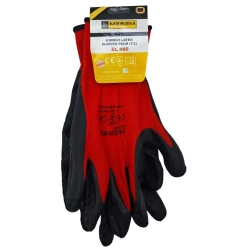 MEŞEM KIRMIZI LATEX 1/2 ELDİVEN 10 NUMARA EL480
