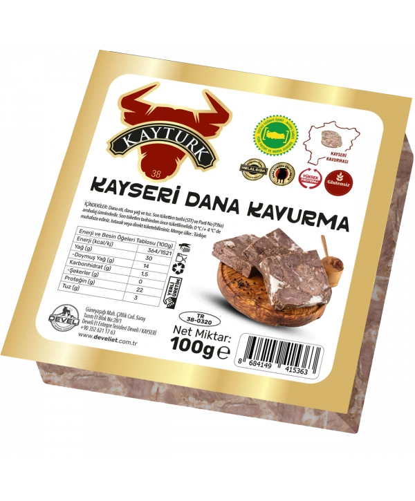 KAYSERİ COĞRAFİ İŞARETLİ VAKUMLU KARE KAVURMA