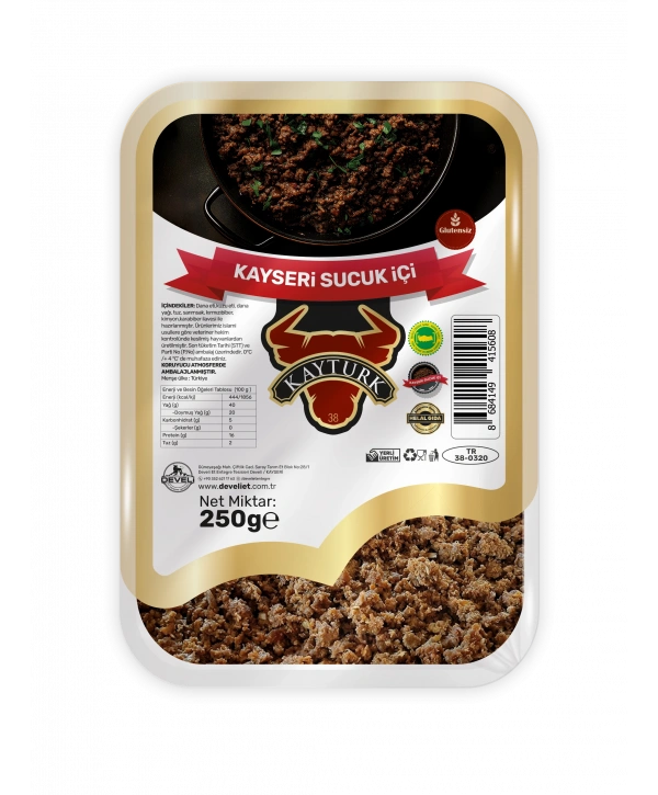 KAYSERİ COĞRAFİ İŞARETLİ SUCUK İÇİ 250 GR