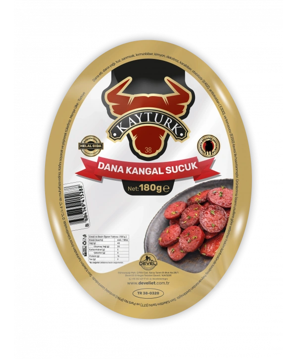 FERMENTE VAKUMLU KANGAL SUCUK 180 GR