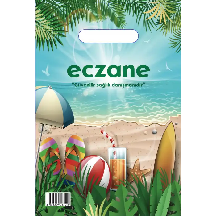 Eczane Poşeti El Geçme Orta Eko 22*32 cm - 150 Adet