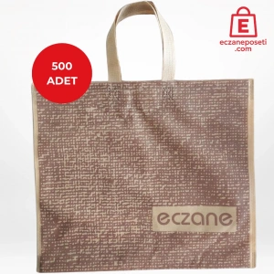 40x34x7cm Kulplu Körüklü Hasır Desenli Bez Torba 500 adet