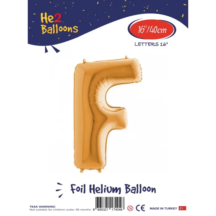 16Altın Folyo Balon ( F )