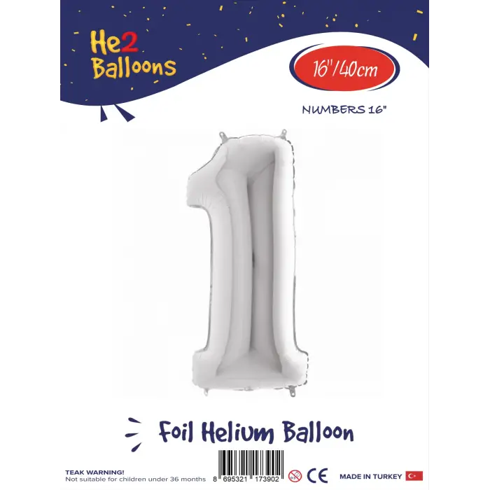 16Gümüş Folyo Balon ( 1 )