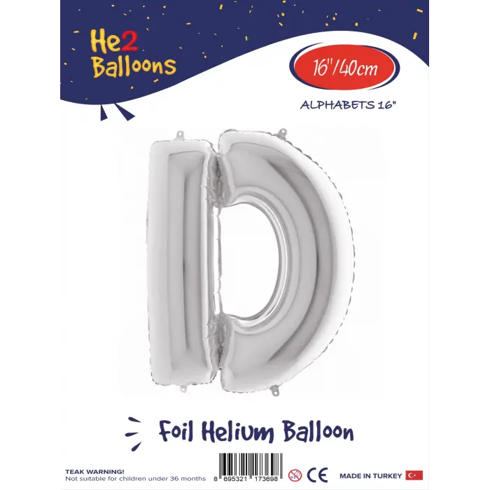16Gümüş Folyo Balon ( D )