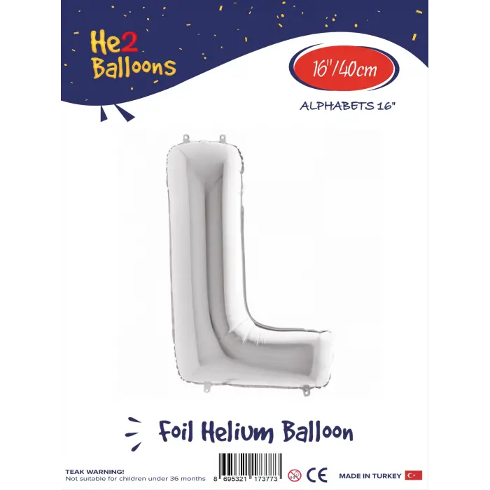 16Gümüş Folyo Balon ( L )