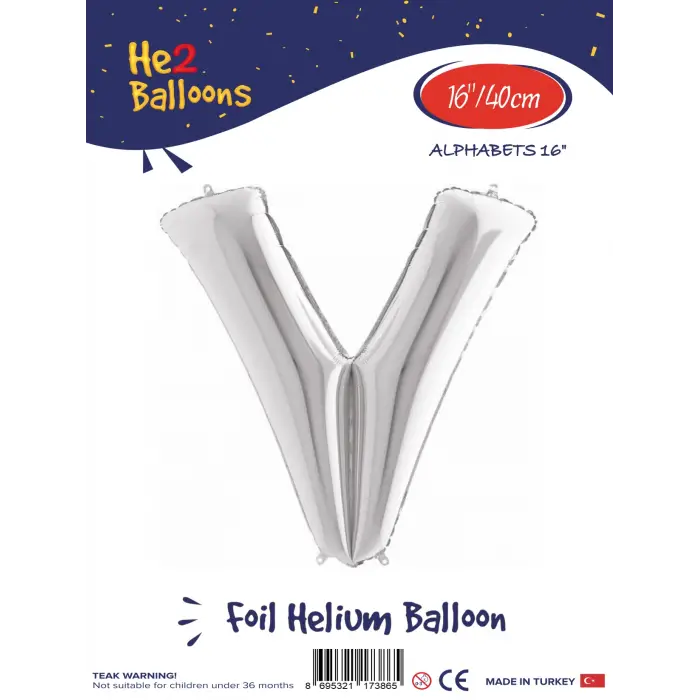 16Gümüş Folyo Balon ( V )