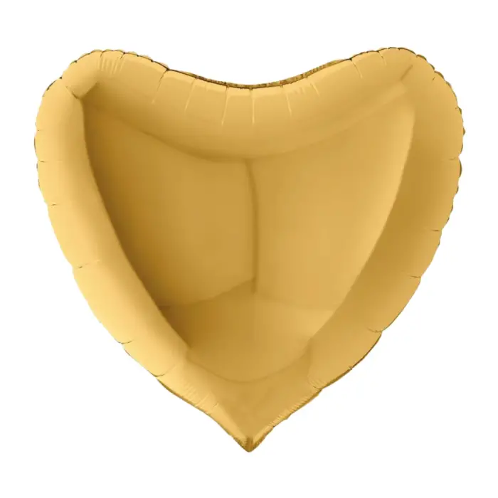 18Altın Kalp Folyo Balon 50 Li Paket