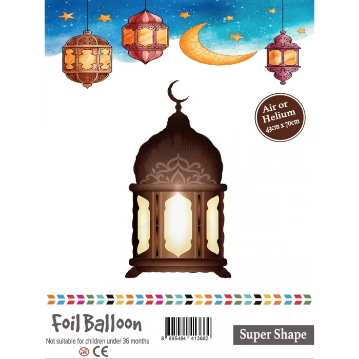 27 Ramazan Feneri Folyo Balon
