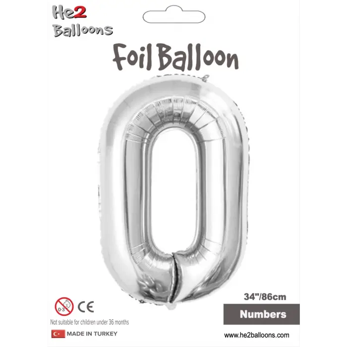 34 Gümüş Renk Folyo Balon ( 0 )