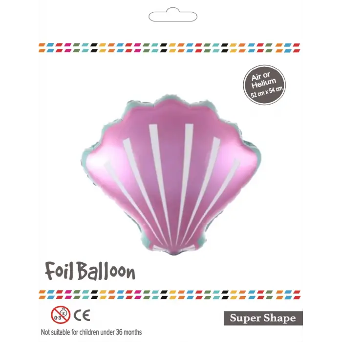 Pembe İstiridye Folyo Balon