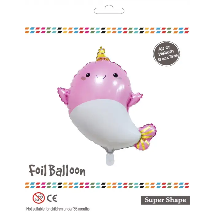 Açık Pembe Baby Shark Folyo Balon