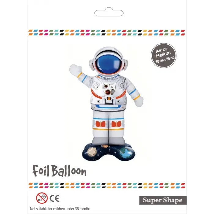 Ayaklı Astronot Folyo Balon