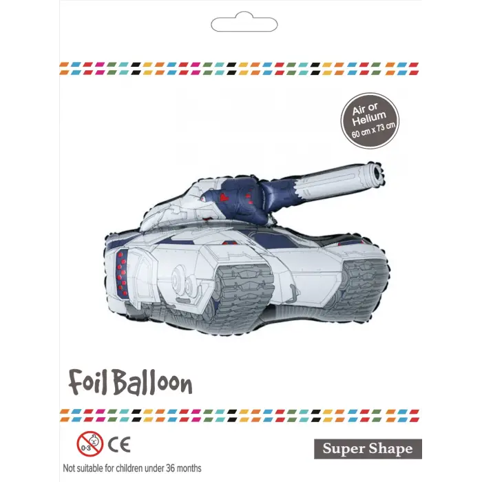 Beyaz Tank Folyo Balon