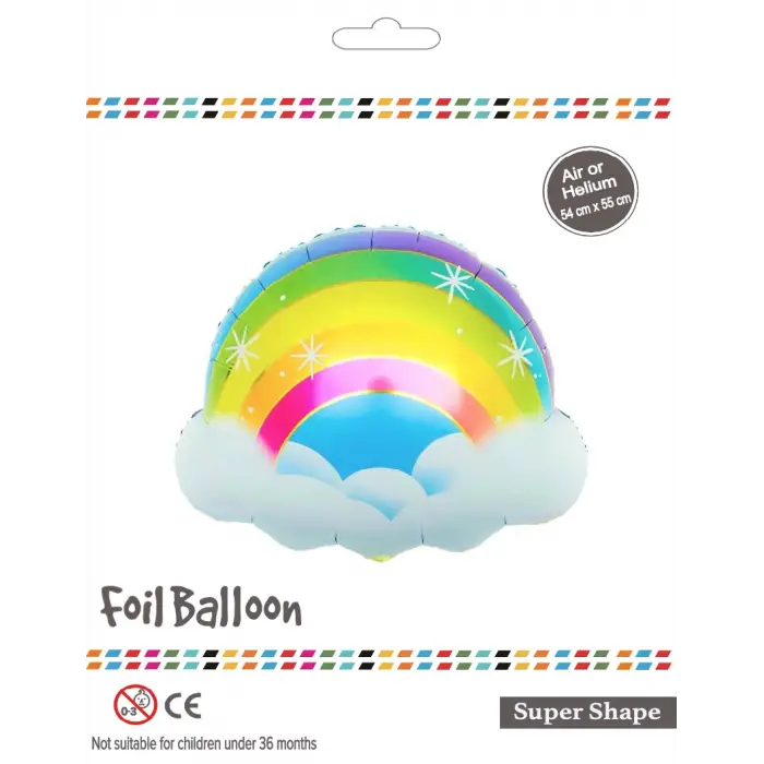 Bulut Gökkuşağı Folyo Balon