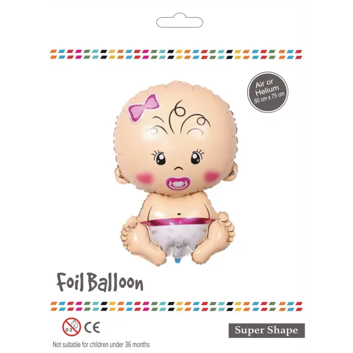 Kız Bebek Folyo Balon