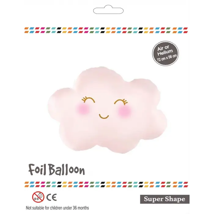 Pembe Bulut Folyo Balon