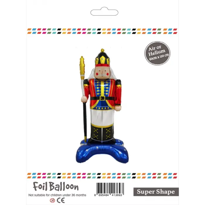 Yılbaşı Fındıkkıran Folyo Balon 60x120 CM