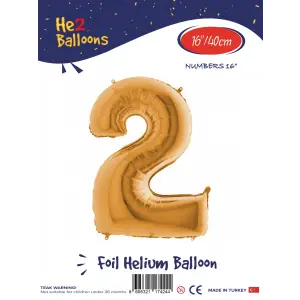 16Altın Folyo Balon ( 2 )