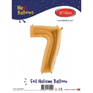16Altın Folyo Balon ( 7 )