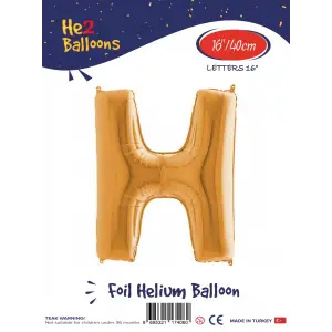 16Altın Folyo Balon ( H )