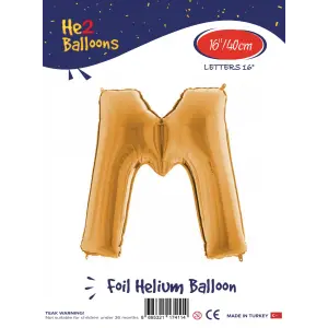 16Altın Folyo Balon ( M )