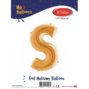 16Altın Folyo Balon ( S )